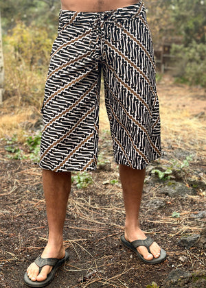 Batik Shorts - Indo Print