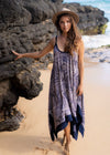 Sand & Navy Swirl