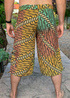 Batik Shorts - Original Tribal Green