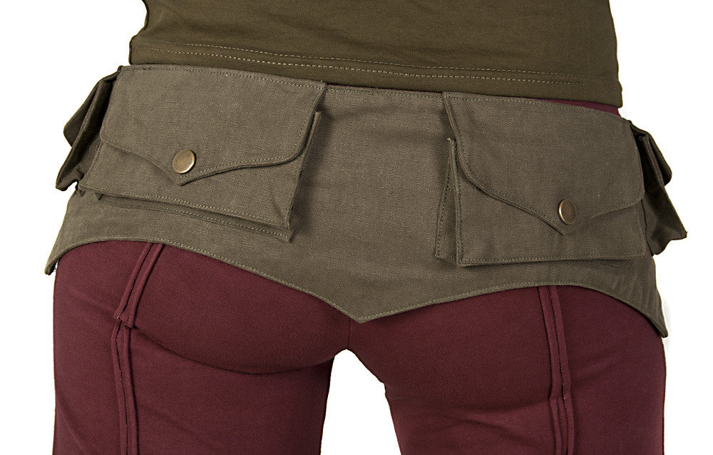 Canvas Pocket Belt – Om Gaia Tree